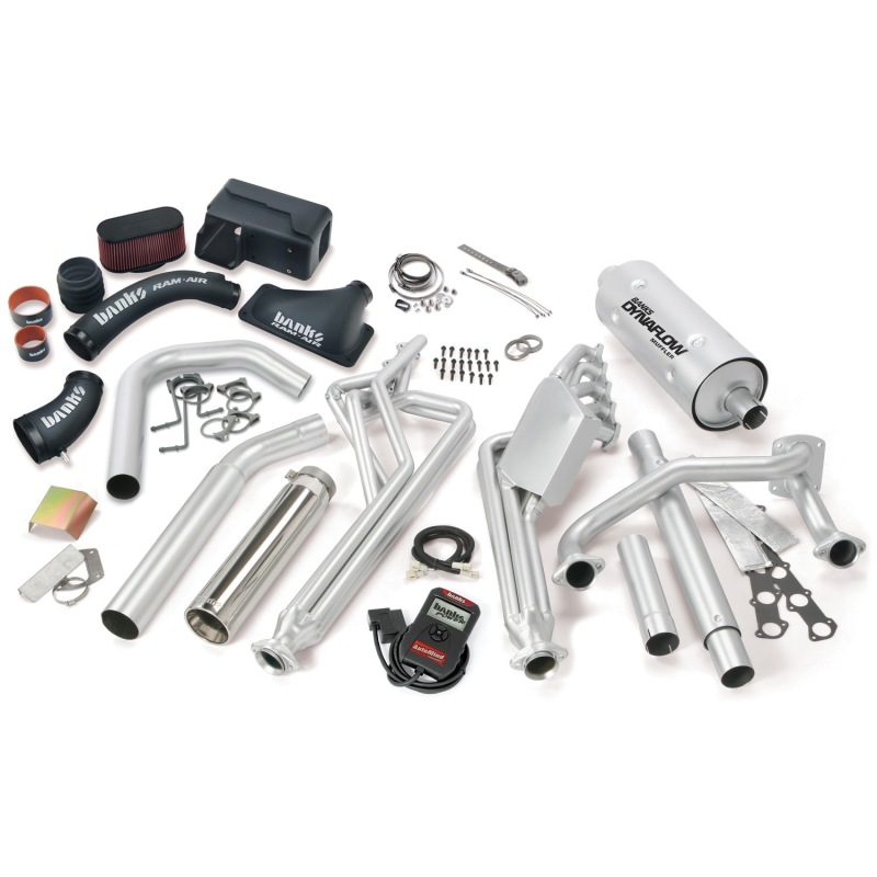 Ford Class-A Motorhome Performance Exhaust - Right Exit - Banks Power - PowerPack System with AutoMind - Chrome - `11-`15